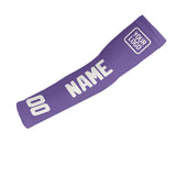 Custom Light Purple White Arm Sleeve