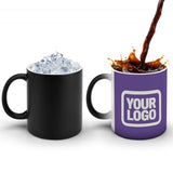 Custom Light Purple White Magic Mug