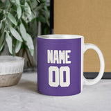 Custom Light Purple White Mug