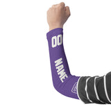 Custom Light Purple White Arm Sleeve