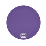 Custom Light Purple White Round Table Cloth