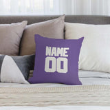 Custom Light Purple White Pillowcase