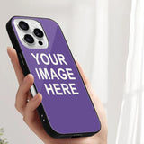 Custom Light Purple White Phone Case