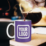 Custom Light Purple White Mug