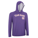 Custom Light Purple Light Pink UV-Hoodie