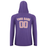 Custom Light Purple Light Pink UV-Hoodie