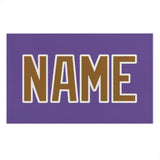 Custom Light Purple Khaki Beach Towel