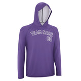 Custom Light Purple Light Purple UV-Hoodie