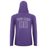 Custom Light Purple Light Purple UV-Hoodie