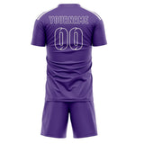 Custom Light Purple Light Purple Soccer Jersey