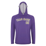 Custom Light Purple Light Khaki UV-Hoodie