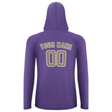 Custom Light Purple Light Khaki UV-Hoodie