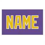 Custom Light Purple Gold Beach Towel