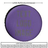 Custom Light Purple Dark Grey Truck Tires