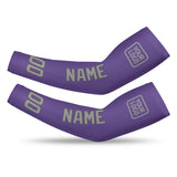 Custom Light Purple Gray Arm Sleeve