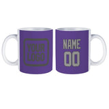 Custom Light Purple Gray Mug