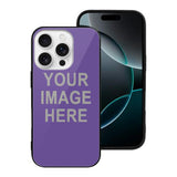 Custom Light Purple Gray Phone Case