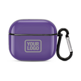 Custom Light Purple Gray AirPods Case (3rd Generation)