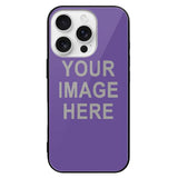 Custom Light Purple Gray Phone Case