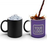 Custom Light Purple Gray Magic Mug