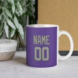 Custom Light Purple Gray Mug
