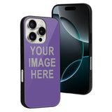 Custom Light Purple Gray Phone Case