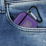 Custom Light Purple Gray AirPods Case