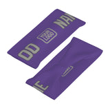 Custom Light Purple Gray Sports headband