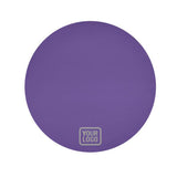 Custom Light Purple Gray Round Table Cloth