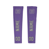Custom Light Purple Gray Arm Sleeve