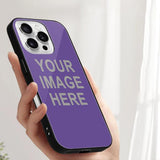 Custom Light Purple Gray Phone Case