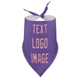 Custom Light Purple Light Pink Pet Scarf