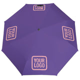 Custom Light Purple Light Pink Automatic Umbrella