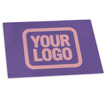Custom Light Purple Light Pink Flag