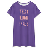 Custom Light Purple Light Pink Nachthemd