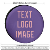 Custom Light Purple Light Pink Truck Tires