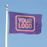 Custom Light Purple Light Pink Flag
