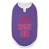Custom Light Purple Pink Pet Vest