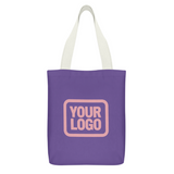 Custom Light Purple Pink Canvas Tote Bag