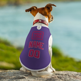 Custom Light Purple Pink Pet Vest
