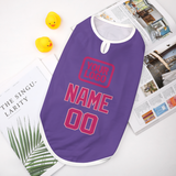 Custom Light Purple Pink Pet Vest