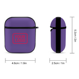 Custom Light Purple Pink AirPods Case