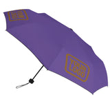 Custom Light Purple Khaki Automatic Umbrella