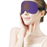 Custom Light Purple Khaki Sleep Mask