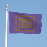 Custom Light Purple Khaki Flag