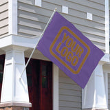 Custom Light Purple Khaki Flag