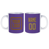 Custom Light Purple Light Khaki Mug