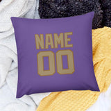 Custom Light Purple Light Khaki Pillowcase