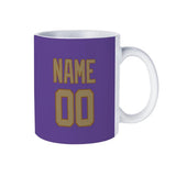 Custom Light Purple Light Khaki Mug