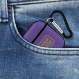 Custom Light Purple Light Khaki AirPods Case